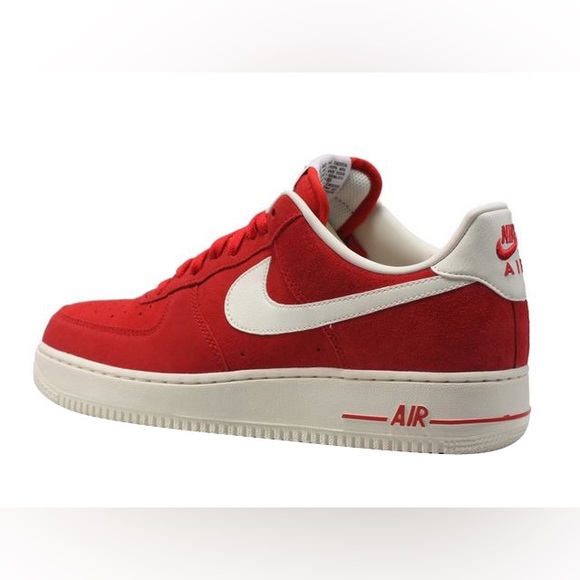 Nike Air Force One Low | University Red / Sail Rgeuni/Sail | Size 9.5 - Picture 9 of 9
